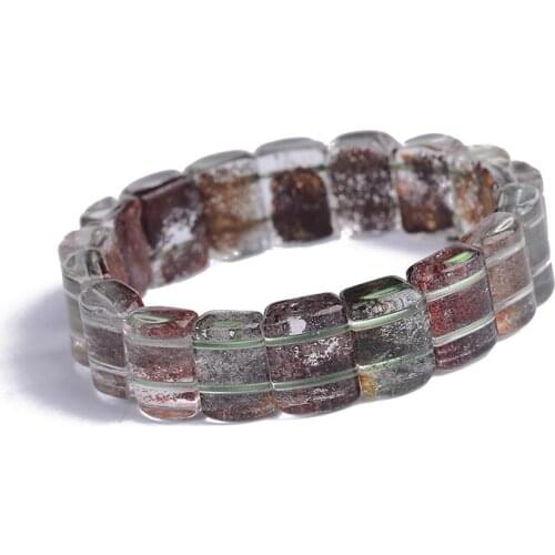 Wholesale Flower Ghost Natural Stone Bracelets Pattern Energy Stone Hand Row Lucky for Women Men Wrist Gift Crystal Jewelry