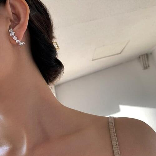 Daily simple zircon earrings earrings 2021 new earrings women tide