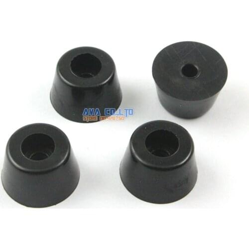 100 Pieces 19x15x11mm Rubber Feet Pad Furniture Chair Leg Protector Glide Pad