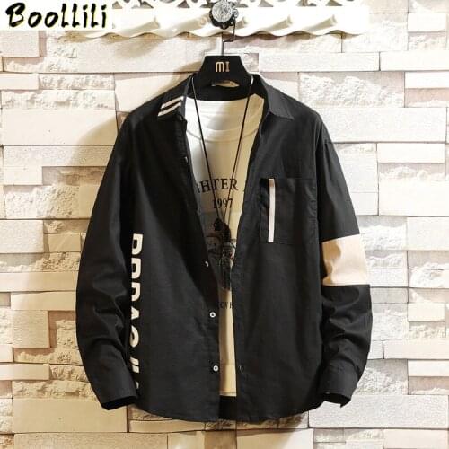 High Quality Janpan Style 2020 Spring Long Sleeve Shirt Men Casual Plus Asian Size M-5XL Clothes