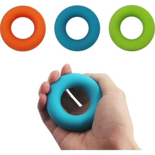 Hand Grip Ring Muscle Strength Training Rubber Ring 30-50lb Finger Wrist Forearm Trainer Home Gym Fitness Tool Carpal Expander