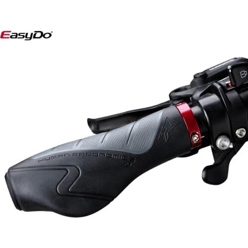 EasyDo 1 Pair MTB Handlebar Grips Ergonomic Design Antiskid Bicycle Grips Accessories