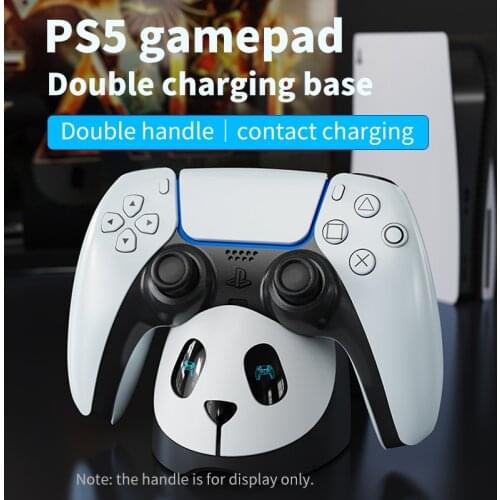 Charging Dock for PS5 Controller Panda Fast Charging Station for Playstation 5 Gamepad Ps5 Joystick Charger