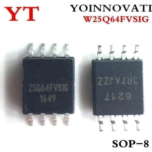 100pcs/lot W25Q64FVSSIG W25Q64FVSIG W25Q64 25Q64FVSIG SOP-8 IC best quality