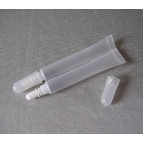 50PCS 10ML new cosmetic tubes ,portable lip gloss tube ,lip lines compact easy to squeeze the hose without distortion