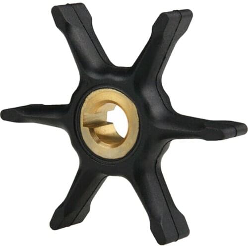 68.46mm Boat Motor Water Pump Impeller for Johnson / Evinrude/OMC/BRP Outboard 2-Stroke 277181 434424 Boat Outboard Motor Black