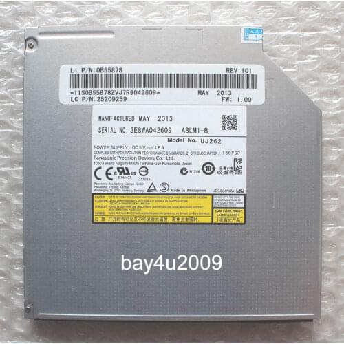 Blu-ray Burner BD-RE Writer Drive Matshita UJ262 For Dell Precision M6400 M6500 UJ-262 Bluray BD-RE DVDRW Burner Drive