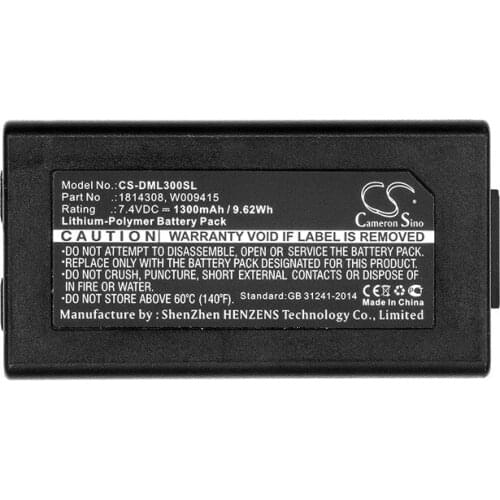 CameronSino for DYMO 1982171 LabelManager 500TS XTL 300 LabelManager Wireless PnP 1814308 643463 W009415 battery