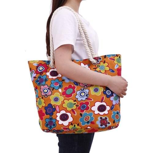 Canvas Handbag For Women Sunflower Tote Bag Large Capacity Single Shoulder Bag Portable Shopping Bag Travel Bag Women 2021 New