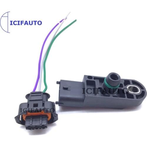 MAP Pressure sensor Plug Connector For Alfa Romeo Opel Vauxhall Renault Fiat 1.5 1.9 2.2 DCI 1.2 1.4 2.0 55209194 0281002997