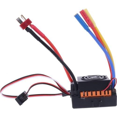Brushless Motor 1/10, 60A Waterproof ESC Electric Speed Controller for RC Part Accessory