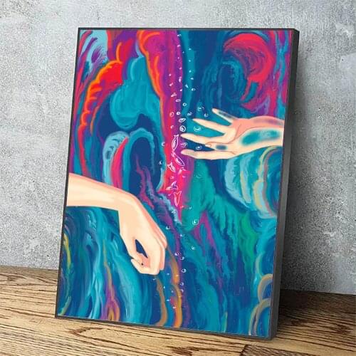 Wall Art HD Prints Weathering With You Canvas Painting Home Decoration Cartoon Hand Poster Bedroom Modular Pictures Framework