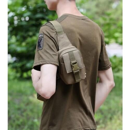 Outdoor tactical chest camouflage waterproof wear-resistant male package leisure mountaineering single shoulder bag package