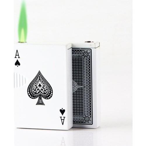 Poker Oblique Lighter Windbreak Lighter gadgets for men