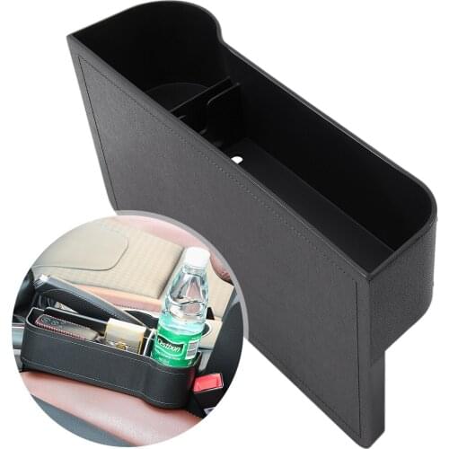Portable Universal Black Car Seat Seam Wedge Cup For Renault Clio 4 3 2 1 sport Car Styling