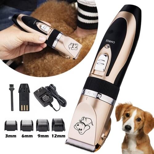 Professional Low-noise Pet Hair Trimmer Clipper Remover Cutter Dog Grooming Cat Dog Hair Trimmer Electrical Pets Haircut Machine