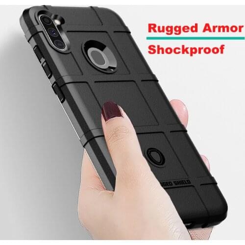 For Samsung Galaxy A11 Case Cover Rugged Armor Shockproof Cover For Samsung Galaxy A11 Soft Silicon Protection Case