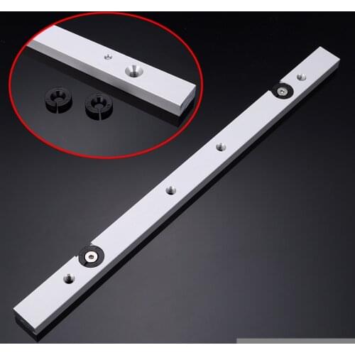 Miter Slider High Strength 300mm Aluminium Alloy Miter Slider Rail Miter Bar Slider Table Saw Gauge Rod DIY Woodworking Tool