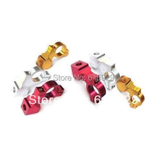 Universal Motorcycle 7/8" Handlebar Side Mirrors Holder Mount settle seat for dirt bike scooter ATV FREE SHIP