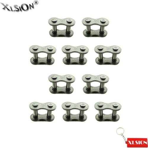 XLSION Aftermarket 10Pcs 428 Chain Master Link Clips For Chinese ATV Quads Go Kart Moped Scooters