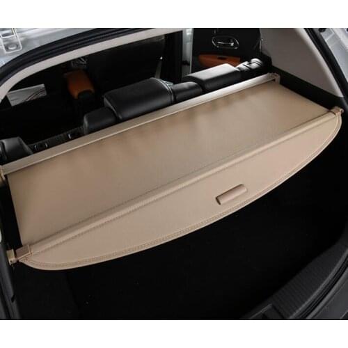 Car Rear Trunk Security Shield Cargo Cover Fit For The Honda XRV VEZEL 2015-2018(black beige)