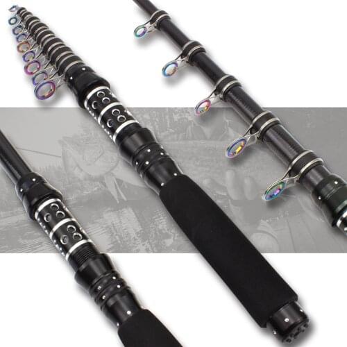 1.5M 1.8M 2.1M 2.4M 2.7M 3.0M Carbon Telescopic Fishing Rod Ultra Light Rod Mini Fishing Rod Telescopic Spinning Fishing Pole