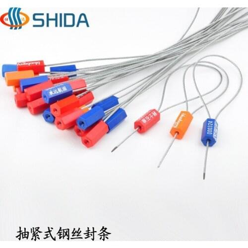 2014 freeshipping 25pcs/lot 600mm length stainless steel tightening wire seals padlock cable tightener Ties Container Seal Lock