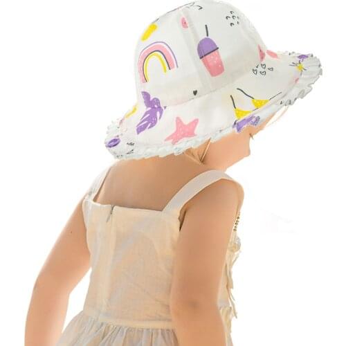 2021 New Summer Baby Sun Hat Caps UV Protection Sunscreen Baby Hat Beach Men And Women Baby Sun Hat Children Fisherman Hat