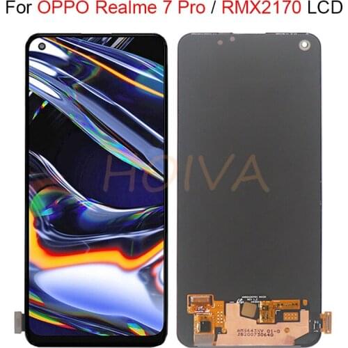 6.4" For OPPO Realme 7 Pro LCD Display Touch Screen Digitizer Assembly Replacement For Realme 7 Pro RMX2170 LCD
