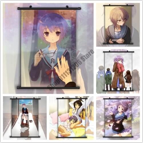 Diamond Painting Anime The Melancholy of Haruhi Suzumiya Nagato Yuki Diamond Mosaic Christmas Room Decoration Cross Stitch Kits