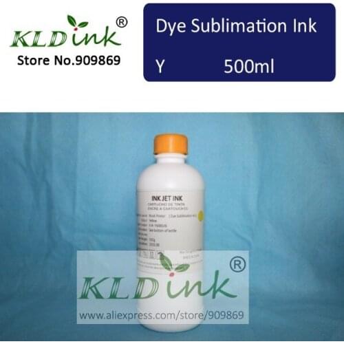 [ KLD Ink ] 1PCS x 500ml Compatible Dye Sublimation ink for ricoh printer ( YELLOW )