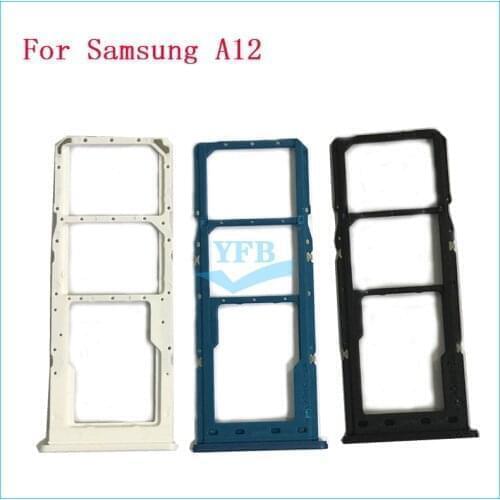 For Samsung Galaxy A12 A32 A326B A42 A52 A525F A526B 5G Sim Card Reader Holder Sim Card Tray Holder Slot Adapter