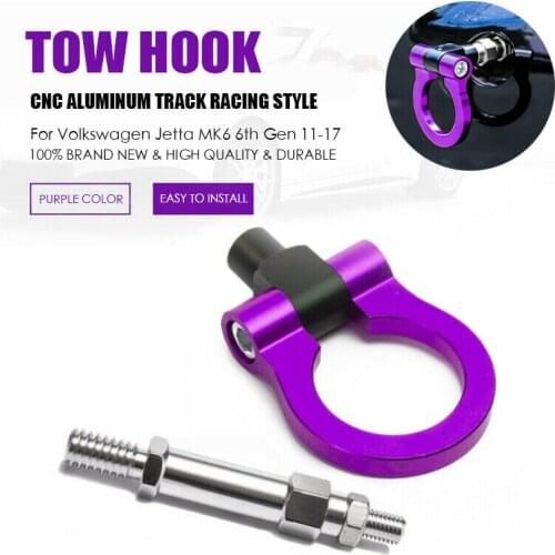 Purple CNC Aluminum Track Racing Tow Hook For Volkswagen Jetta MK6 2011-2017