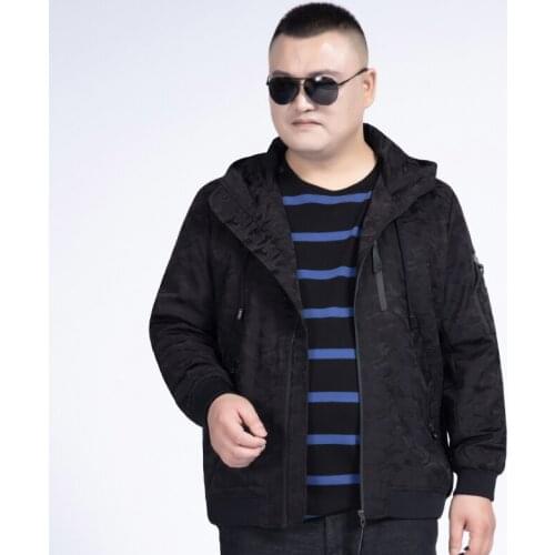 10XL 8XL 6XL 5XL Jacket Men Casual camouflage Hooded Jackets Mens Zipper Outwear Slim Fit Spring Autumn Clothing High Quality