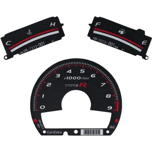Gauge Face for Honda Civic FA5 FG2 FA1 FD1 Type-R Style Black
