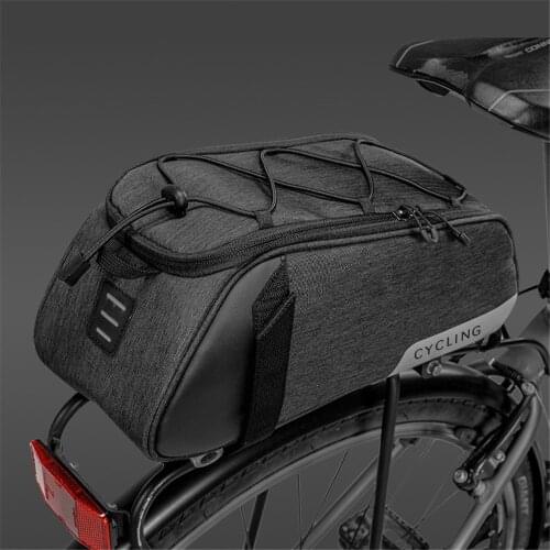 Multifunctional Bike Bag Bicycle Saddle Bag Luggage Rack Bag Backpack 7L Shoulder Bags with Reflective
