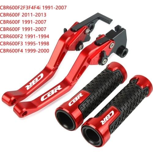 Motorcycle CNC Brake Clutch Levers Handle bar grips For HONDA CBR600F CBR600F2,F3,F4,F4i CBR CBR600 F CBR600F2 CBR600F3 CBR600F4