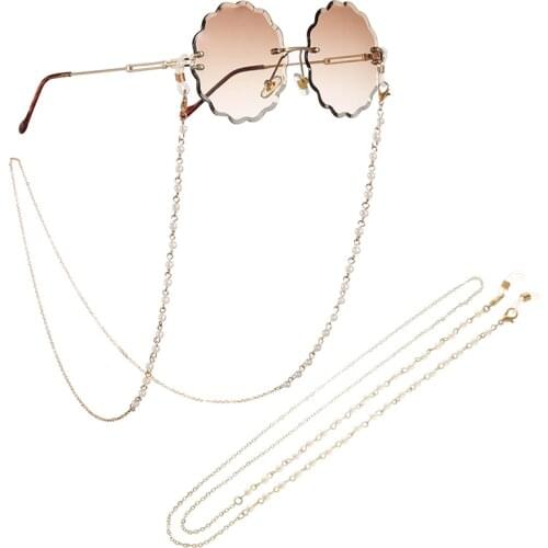 2020 New Fashion Eye Glasses Sunglasses Beading Vintage Chain Holder Lanyard Necklace Sunglasses Necklace Eyeglass Lanyard Strap