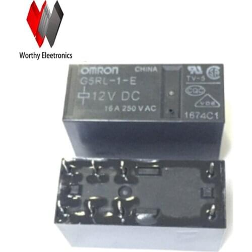 Wholesale 10pcs/lot relay G5RL-1-E-12VDC