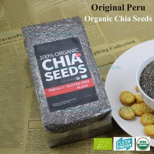 Organic Dark Chia Seeds Mult Size