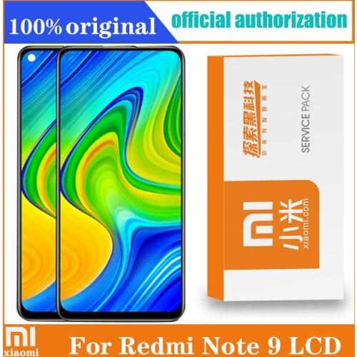 Original 6.53'' Display Replacement For Xiaomi Redmi Note 9 LCD Touch Screen Digitizer Assembly For Redmi Note9 Display Screen