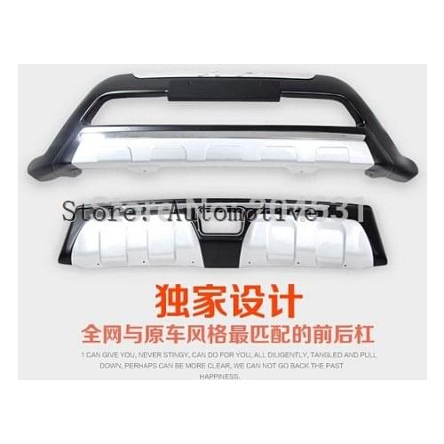 Bumper front bumpers+ rear bumper guard for2 13-2014 2015 2016 2017 for Subaru XV 2pcs/set