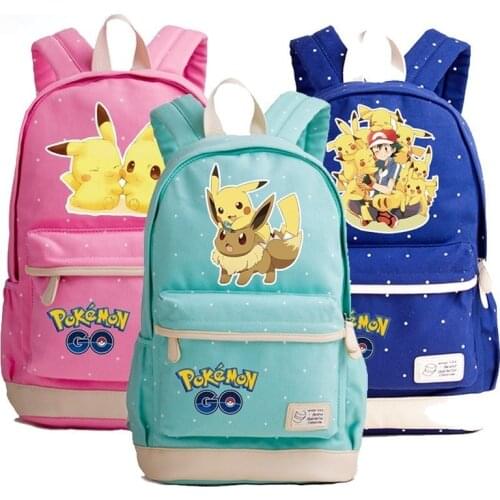 Pokemon Pikachu School Bag Children Boys Kindergarten Backpack Kids Children Cartoon Bags Fashion Children School Bags