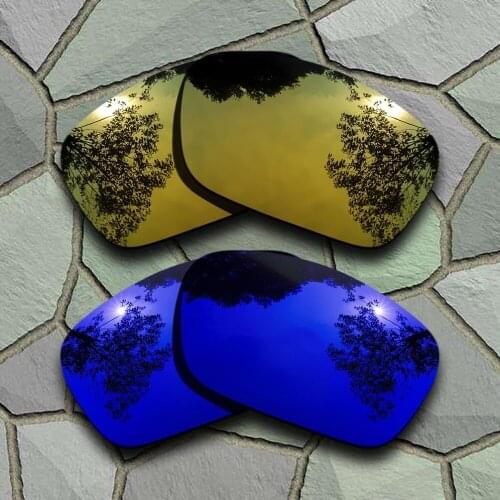 Yellow Golden&Violet Blue Sunglasses Polarized Replacement Lenses for Oakley Fuel Cell