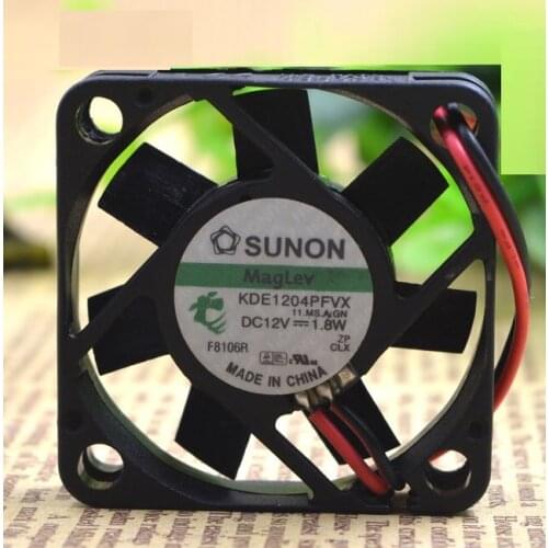 SSEA New Wholesale cooling fan for SUNON KDE1204PFVX 4010 40*40*10mm 12V 1.8W 2pin server inverter axial cooling fan Line 150mm