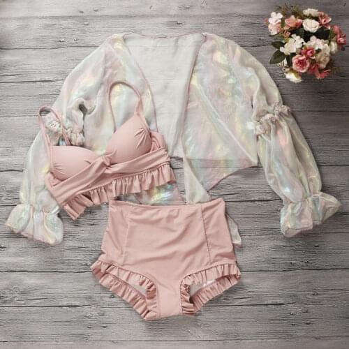 YinFengTing Pink Swimwear