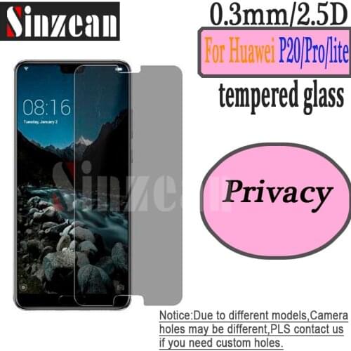 100PCS Privacy Tempered glass For Huawei P20/P20 Pro/P40 lite/P30/P30 Lite/P smart 2021 tempered glass anti spyScreen Protector