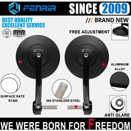 CNC Motorcycle Bar End Mirror Handlebar for BMW R nine T RnineT F800R S1000R S1000RR HP4 R1200R R1250R F900R S1000XR F900XR