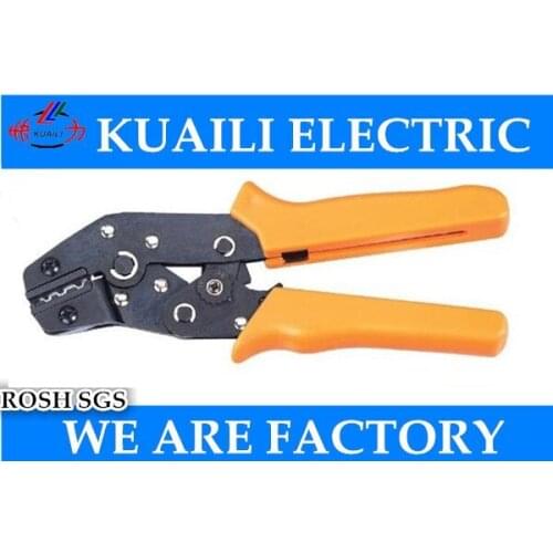 1PCS SN-02 Mini European Style Crimping Pliers Capacity 0.25-2.5mm2 For Non-insulated Terminals