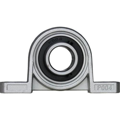 2PCS KP004 20mm Bore Diameter Zinc Alloy Pillow Block Mounted Housing Unit With Insert Bearing